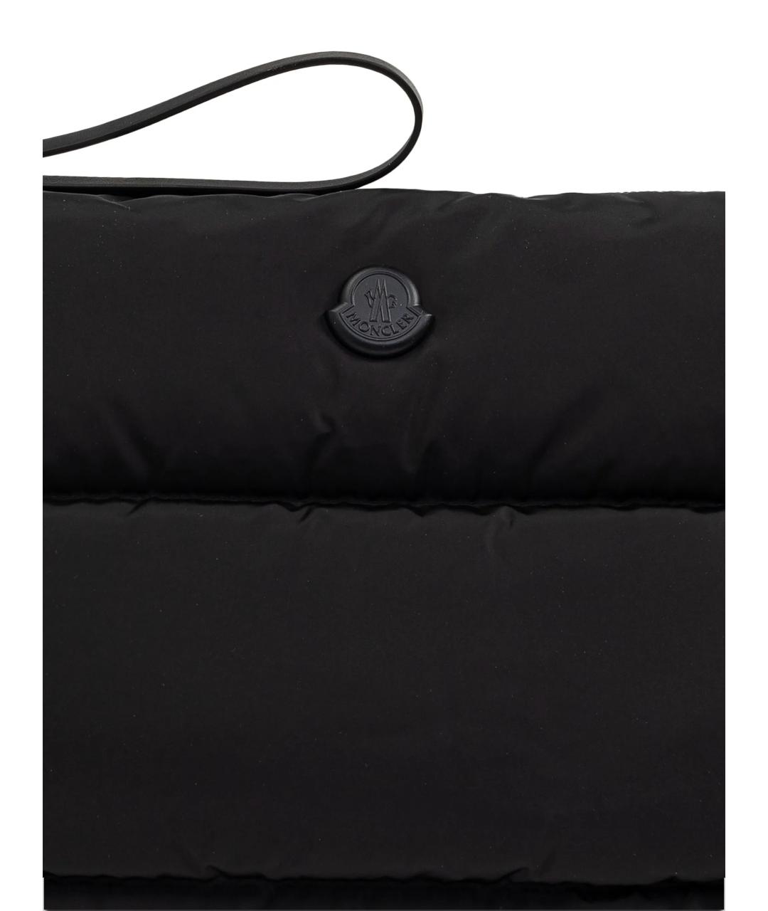 MONCLER Черная синтетическая папка для документов, фото 4