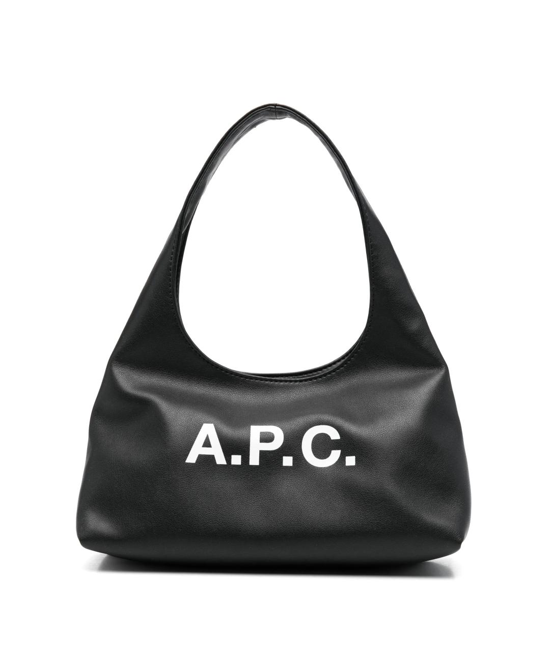 A.P.C. Черная сумка через плечо из искусственной кожи, фото 1
