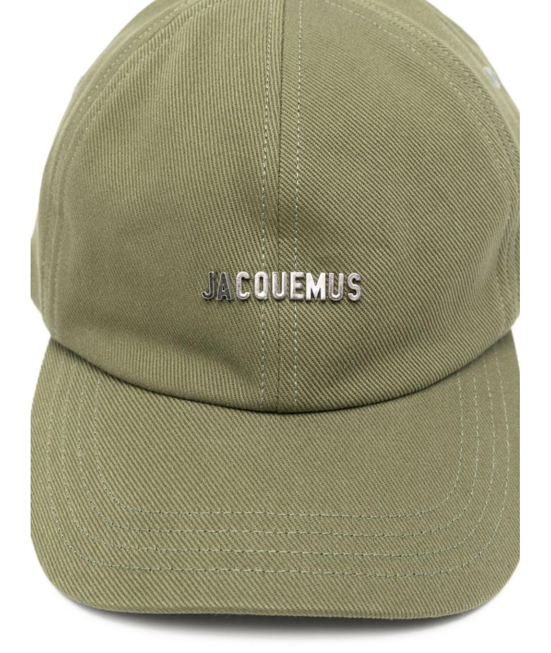 JACQUEMUS Хаки хлопковая кепка/бейсболка, фото 2