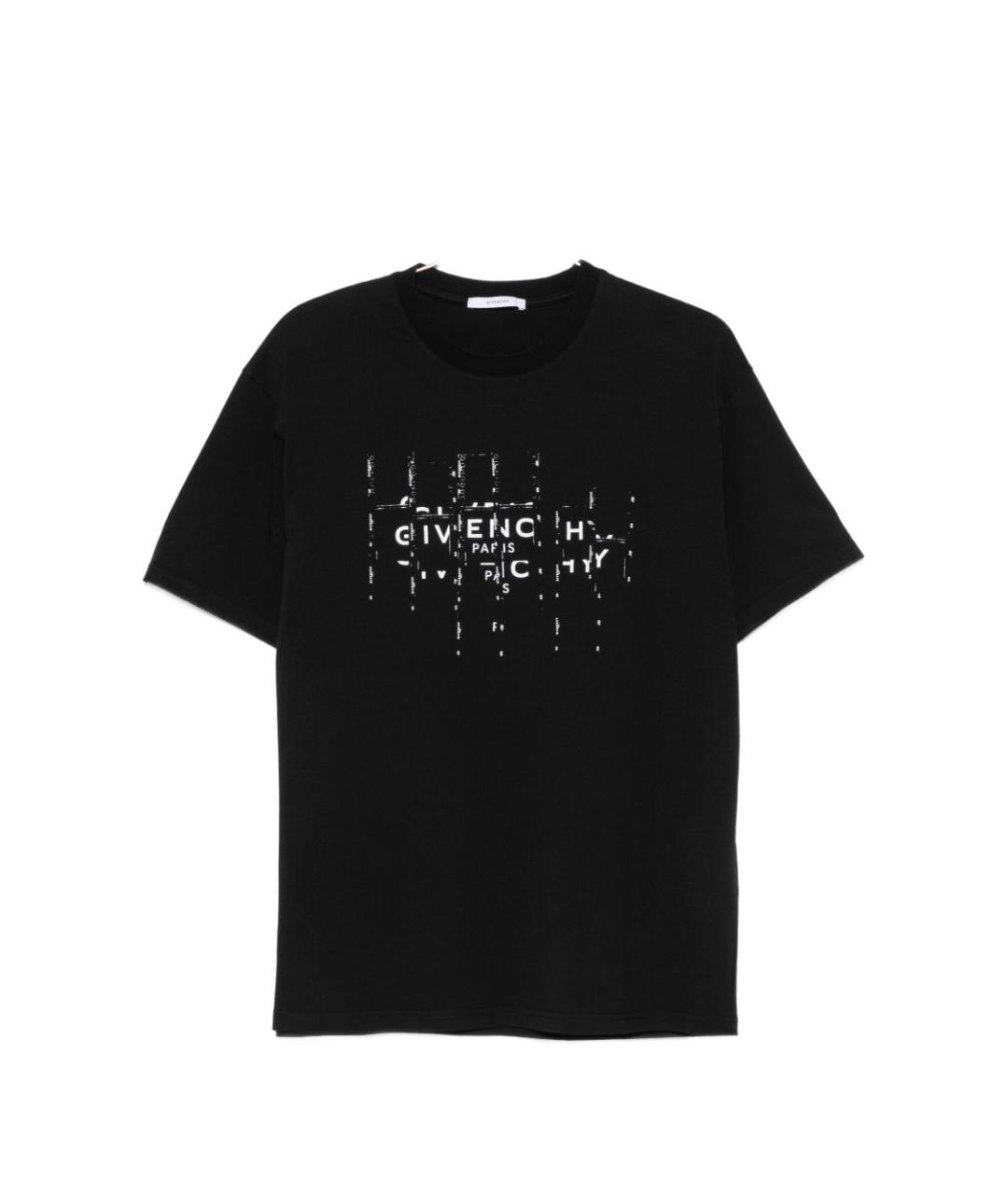 GIVENCHY Черная хлопковая футболка, фото 1