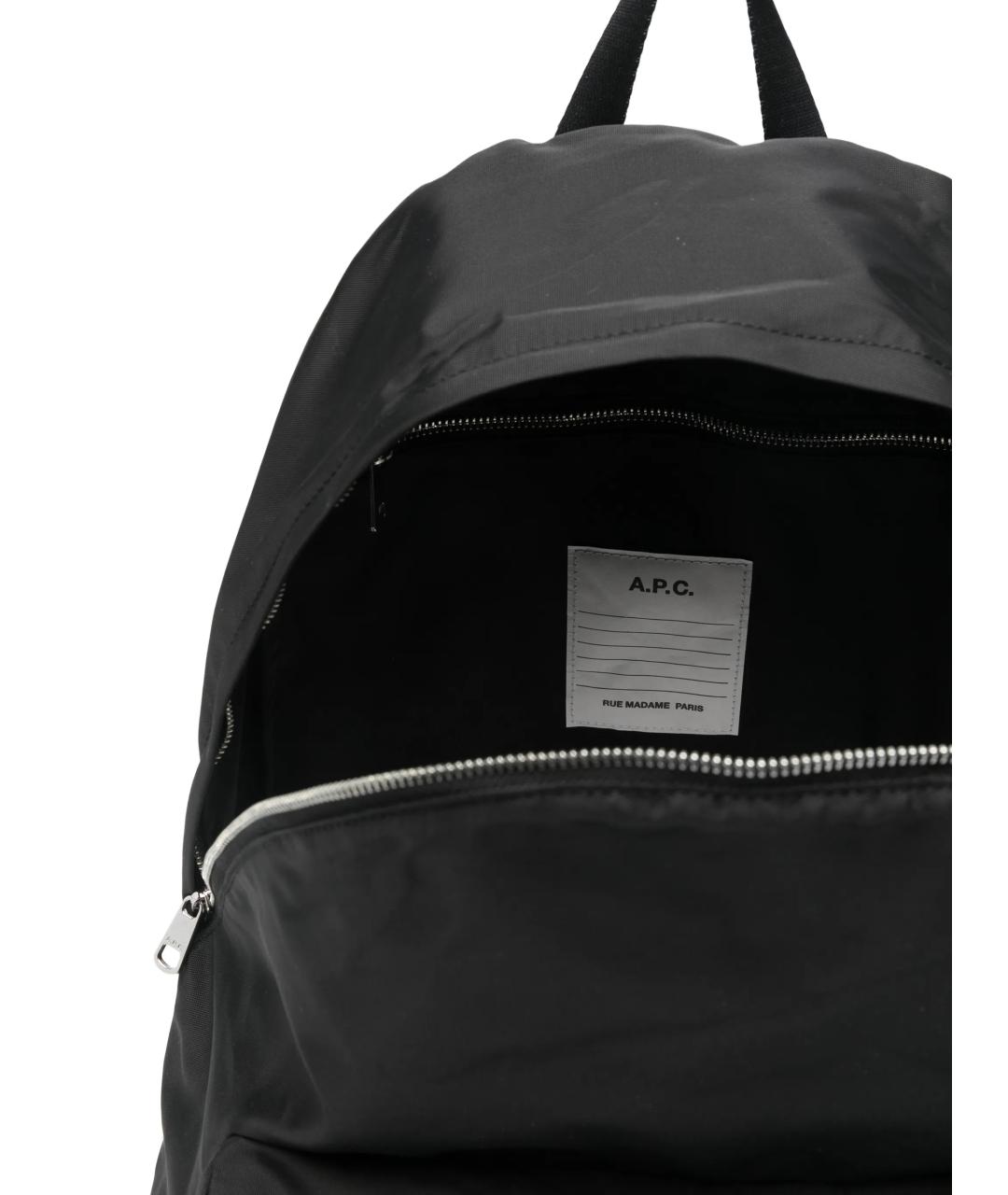 A.P.C. Черный синтетический рюкзак, фото 3