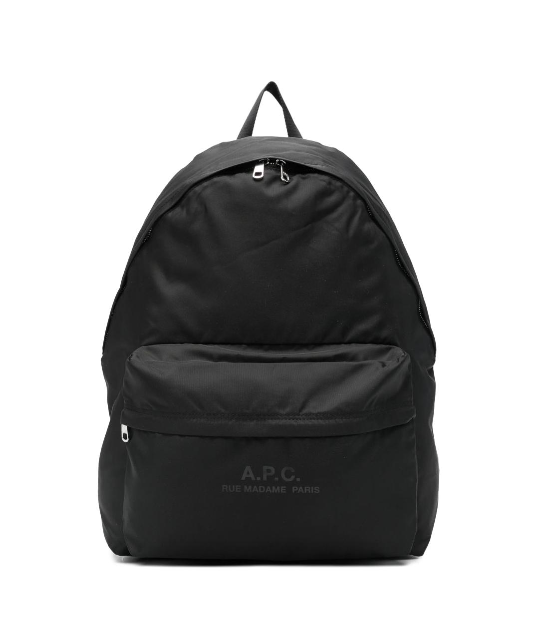 A.P.C. Черный синтетический рюкзак, фото 1