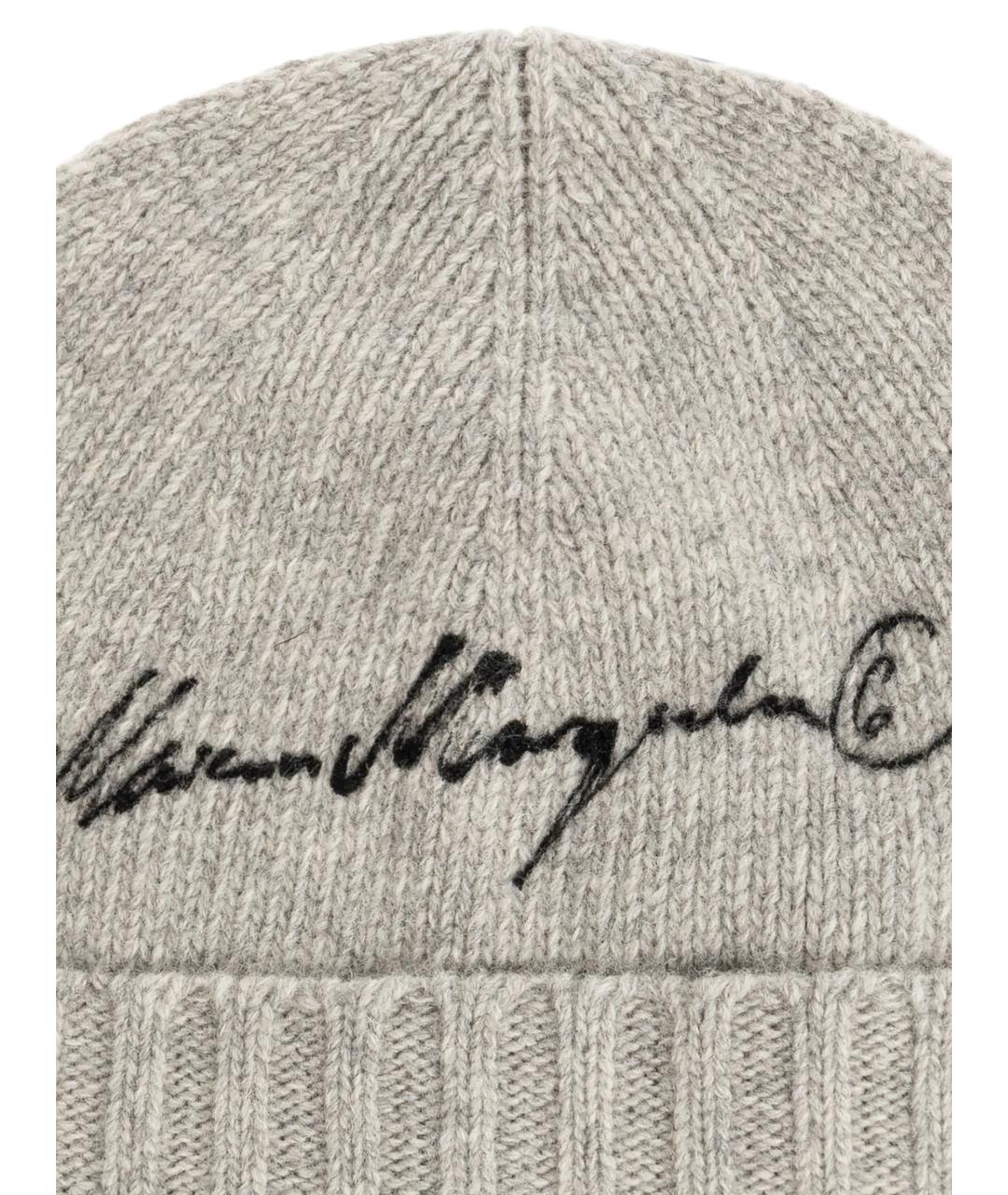 MM6 MAISON MARGIELA Серая шапка, фото 2