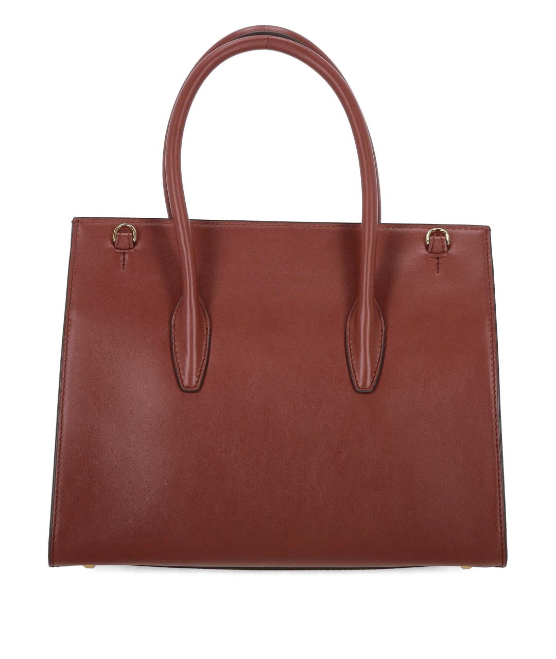 FURLA Красная кожаная сумка тоут, фото 3