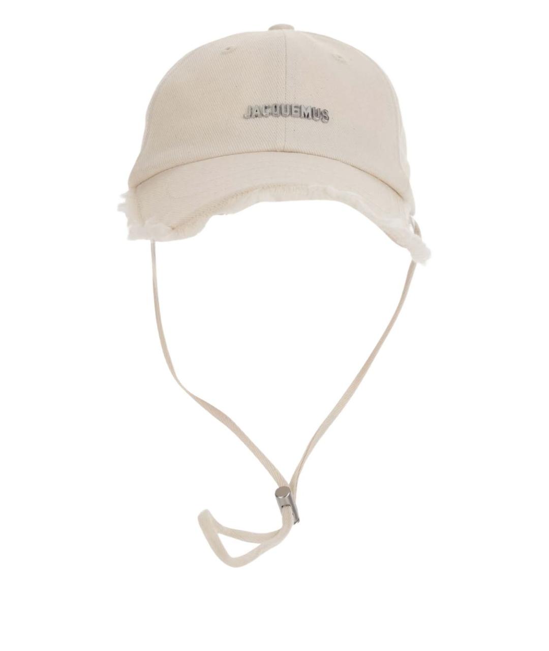 JACQUEMUS Белая хлопковая кепка/бейсболка, фото 1