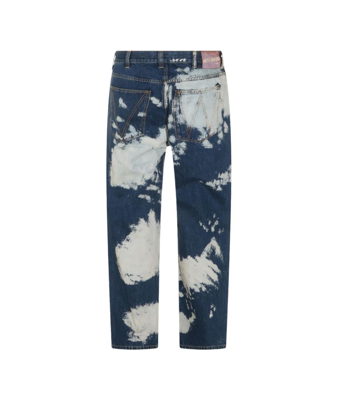 VIVIENNE WESTWOOD Мульти хлопковые прямые джинсы, фото 3