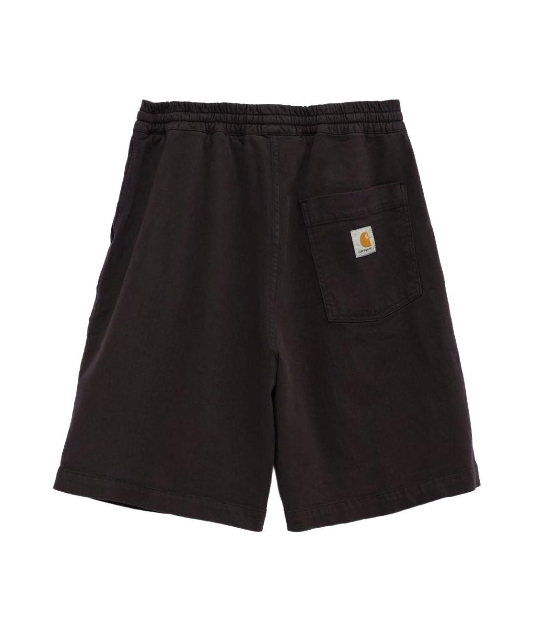 CARHARTT WIP Коричневые хлопковые шорты, фото 3