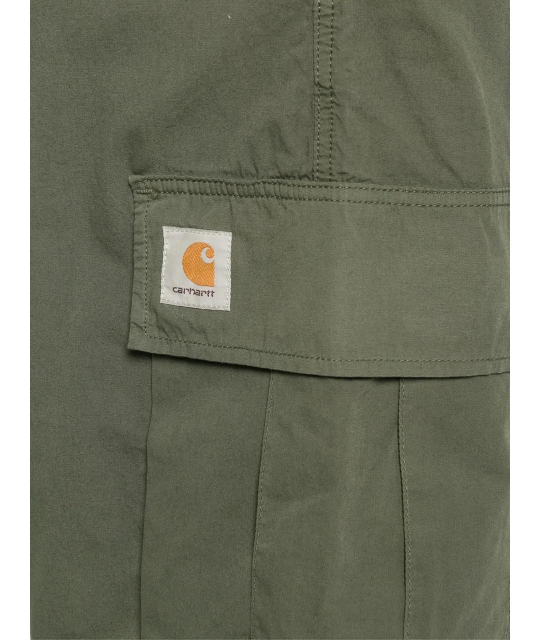 CARHARTT WIP Хаки хлопковые повседневные брюки, фото 2