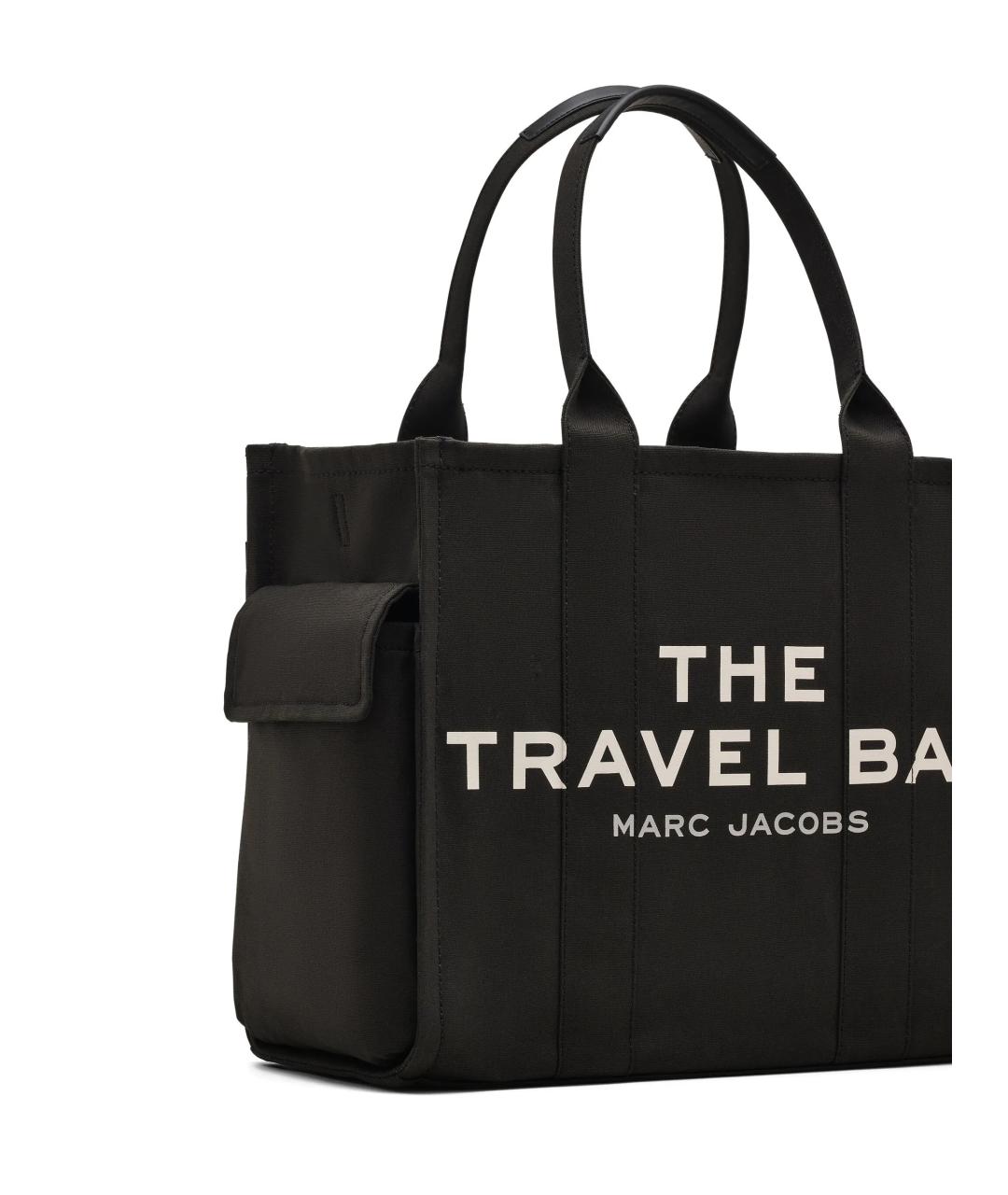 MARC JACOBS Черная хлопковая сумка тоут, фото 3