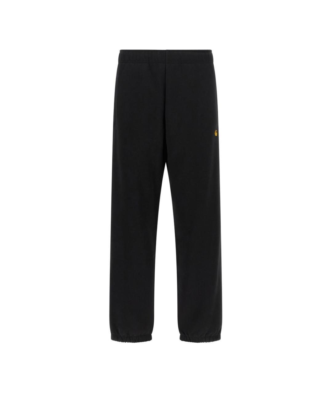 CARHARTT WIP Черные хлопковые повседневные брюки, фото 1