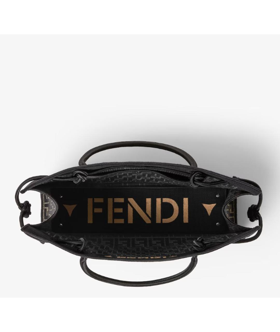 FENDI Мульти жаккардовая сумка тоут, фото 4