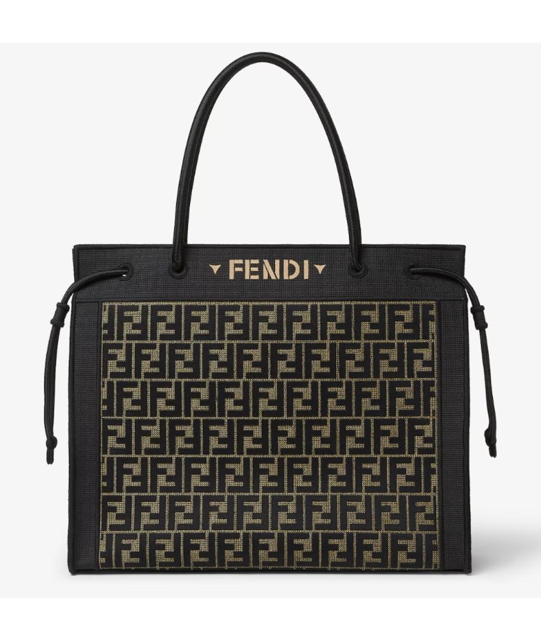 FENDI Мульти жаккардовая сумка тоут, фото 5