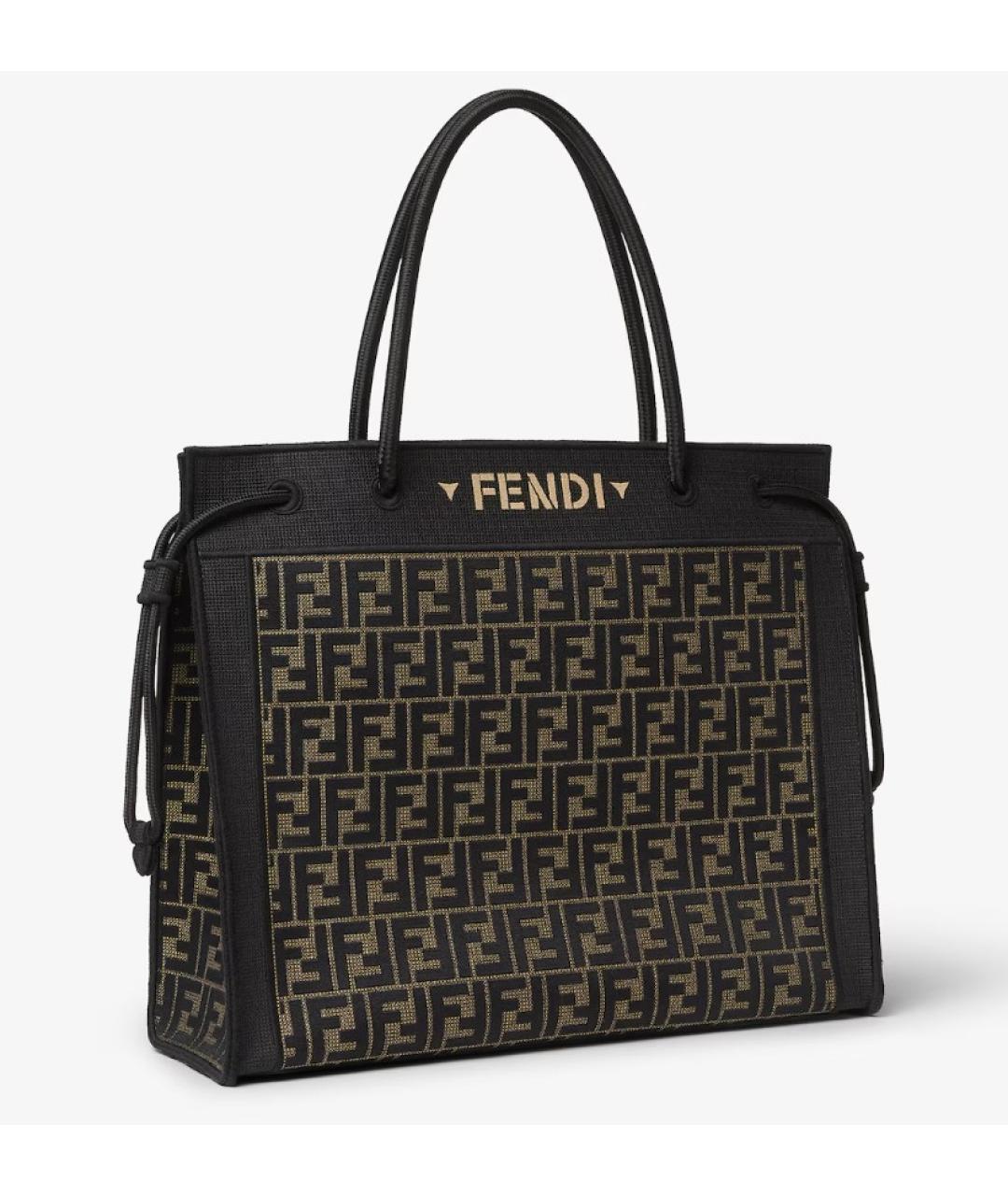 FENDI Мульти жаккардовая сумка тоут, фото 2