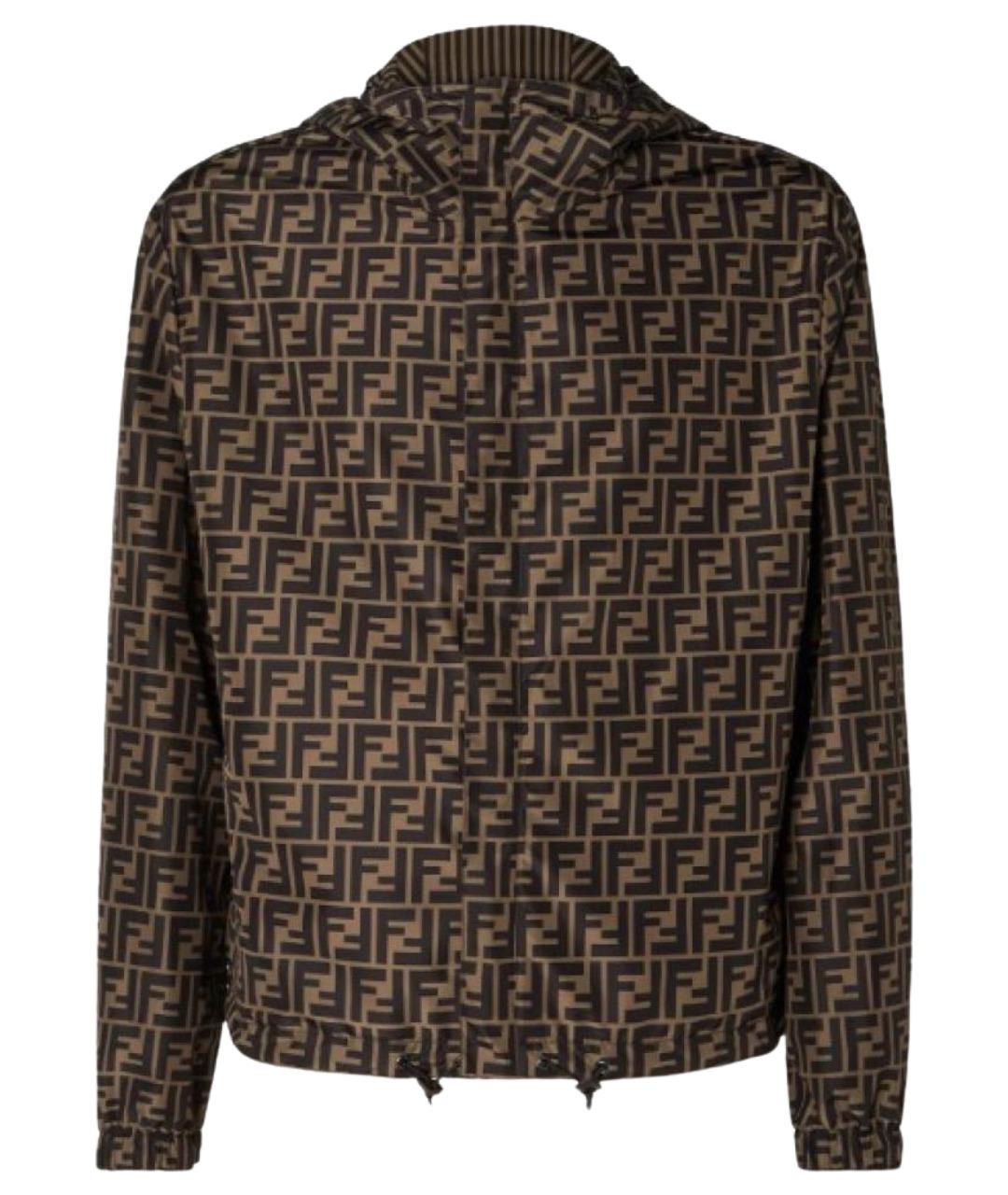 FENDI Коричневая куртка, фото 1