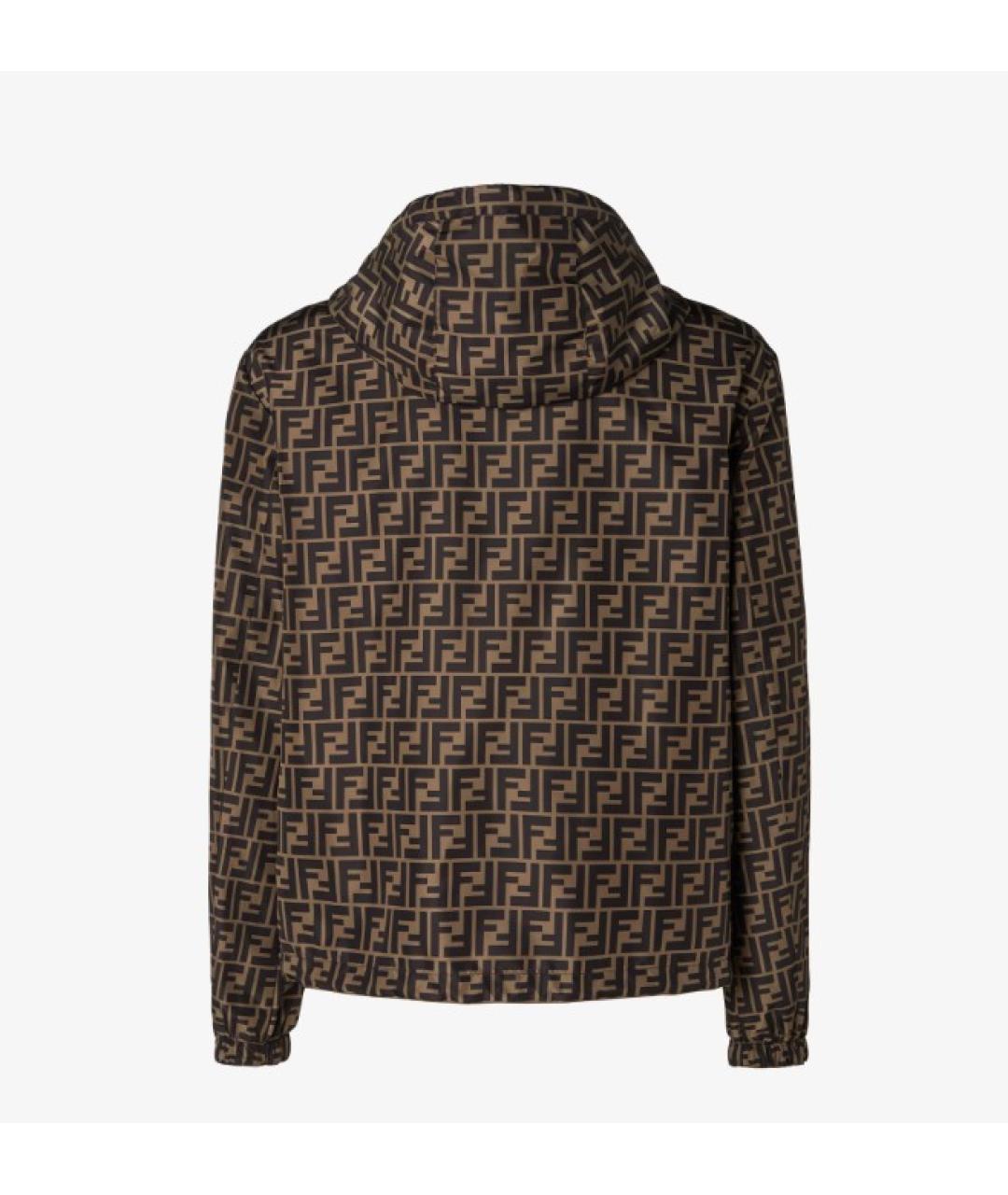 FENDI Коричневая куртка, фото 3