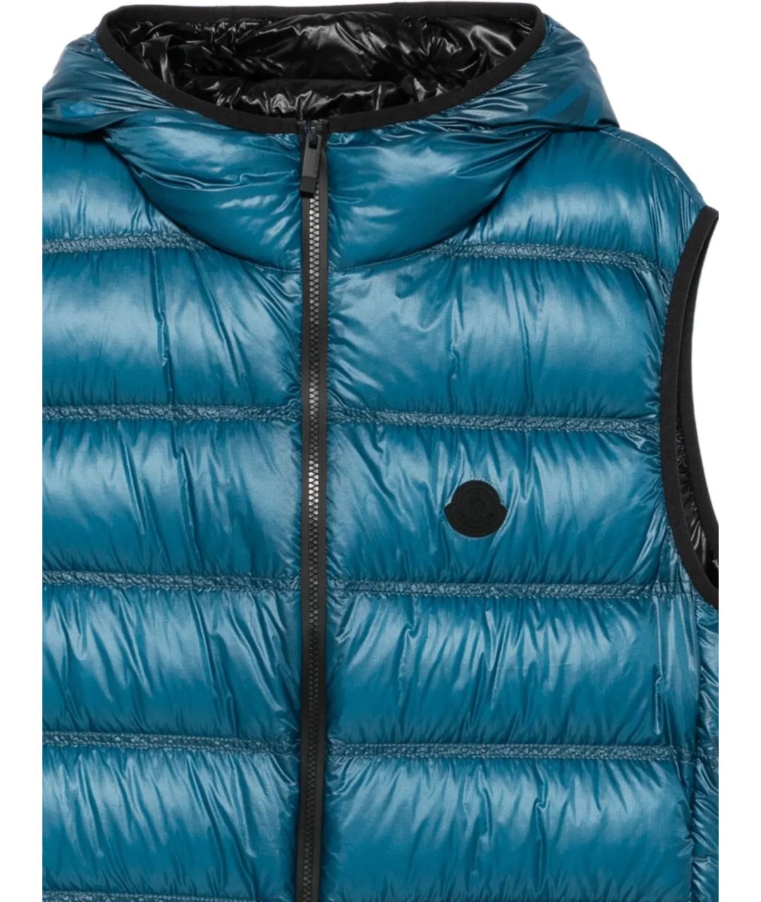 MONCLER Синий жилет, фото 2