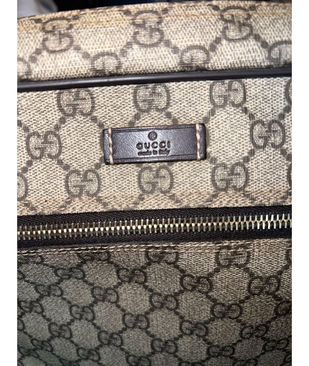GUCCI Коричневая барсетка, фото 2