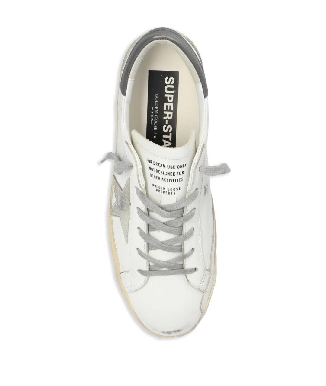 GOLDEN GOOSE Белые кожаные кеды, фото 4