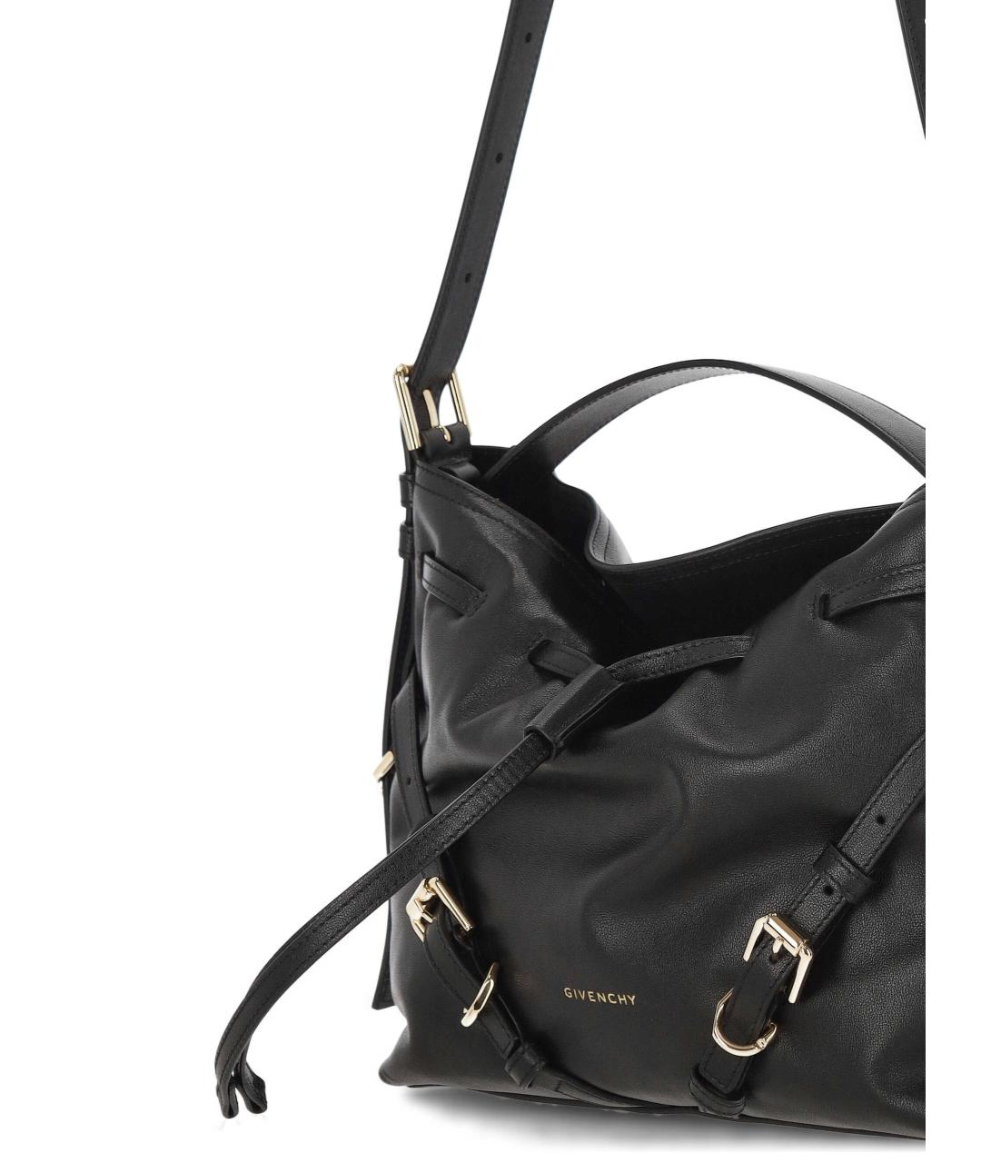 GIVENCHY Черная кожаная сумка через плечо, фото 4