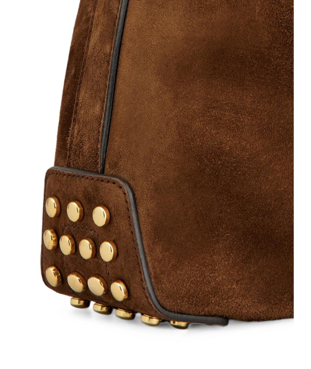 TOD'S Коричневая кожаная сумка тоут, фото 4