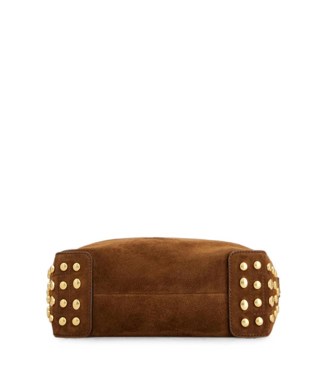 TOD'S Коричневая кожаная сумка тоут, фото 6