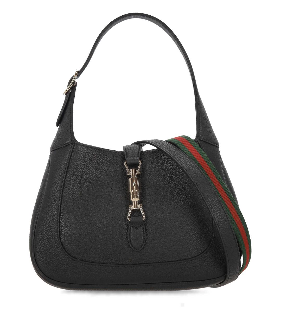 GUCCI Черная кожаная сумка через плечо, фото 1
