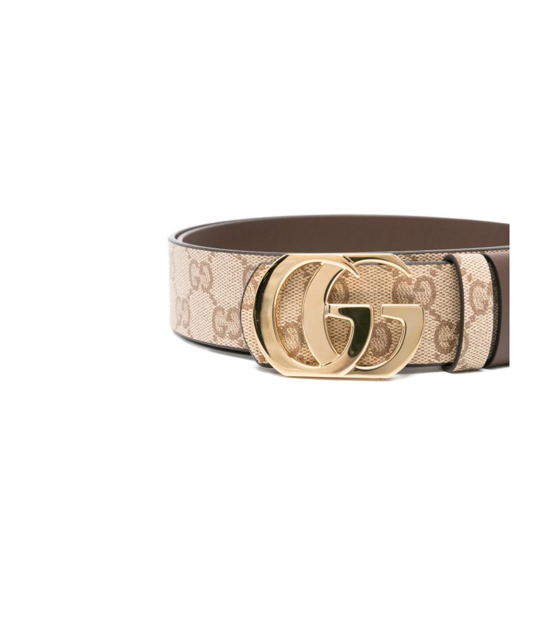 GUCCI Бежевый ремень, фото 2