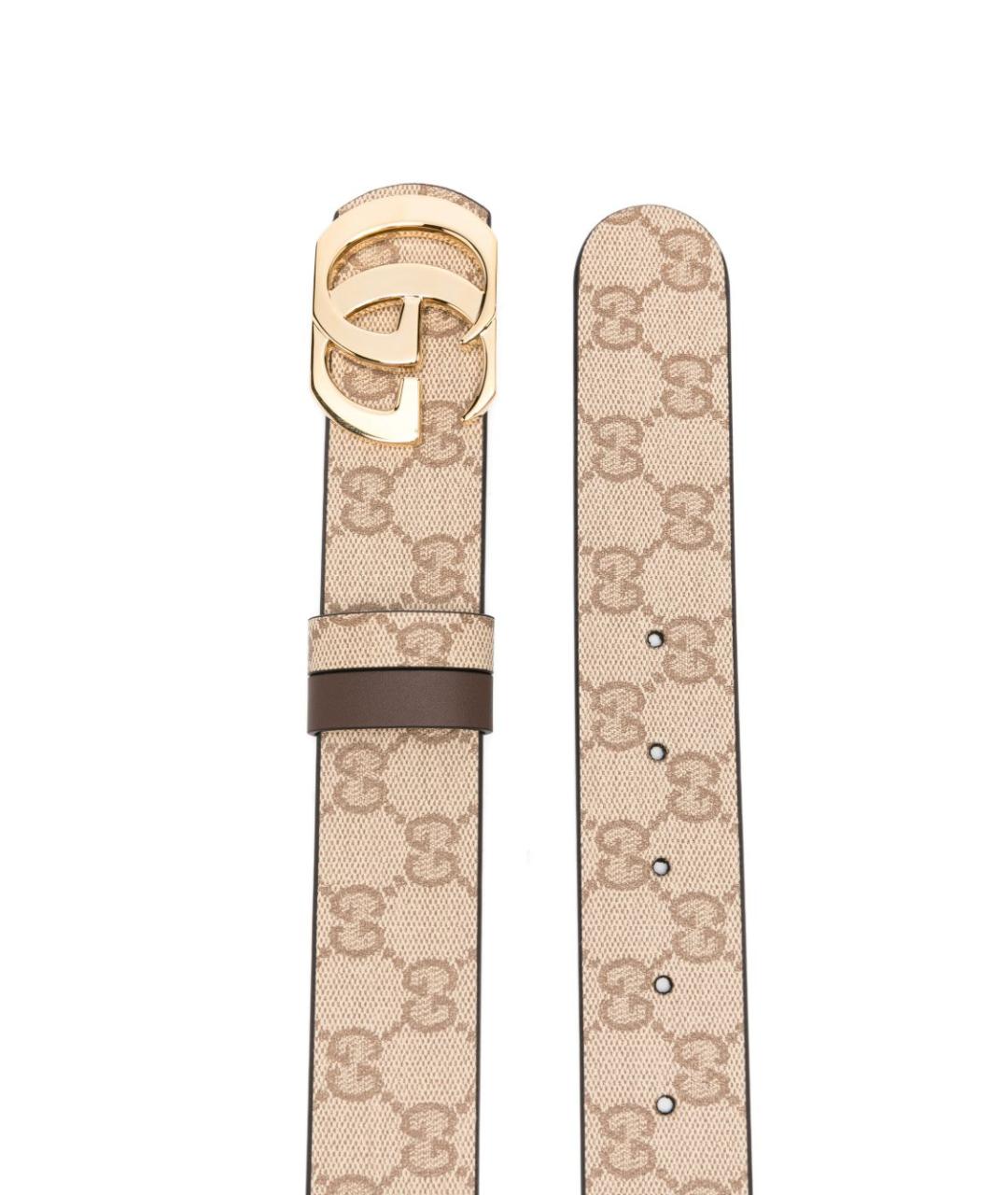 GUCCI Бежевый ремень, фото 3