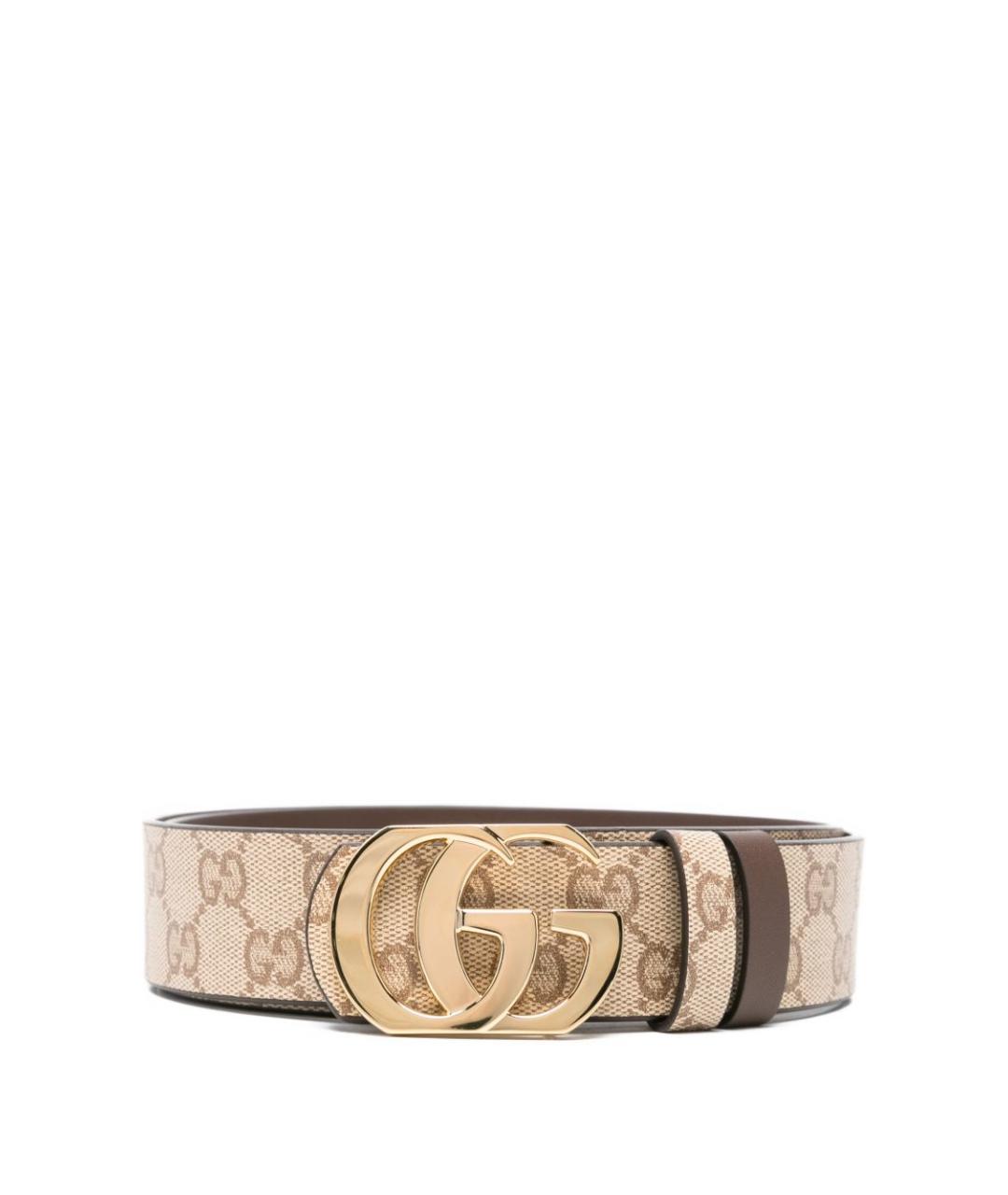 GUCCI Бежевый ремень, фото 1