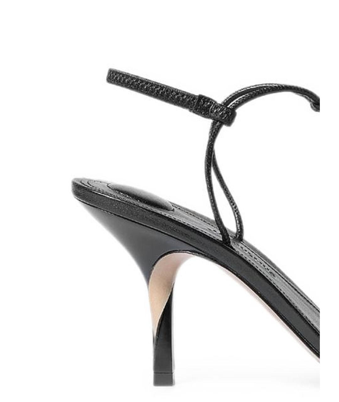 JACQUEMUS Черные кожаные туфли, фото 3