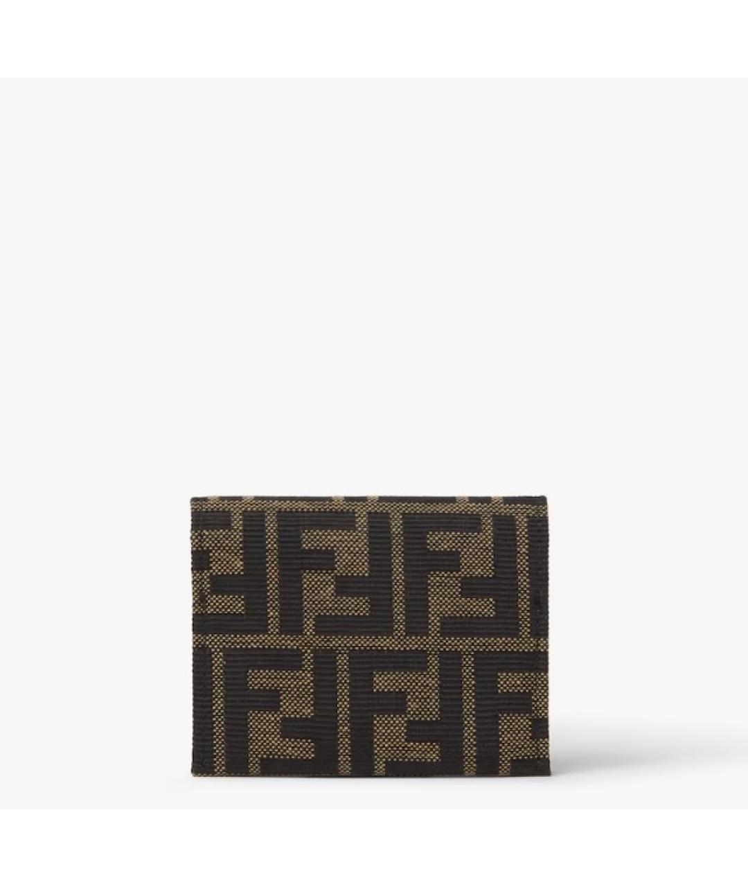 FENDI Коричневый кошелек, фото 4