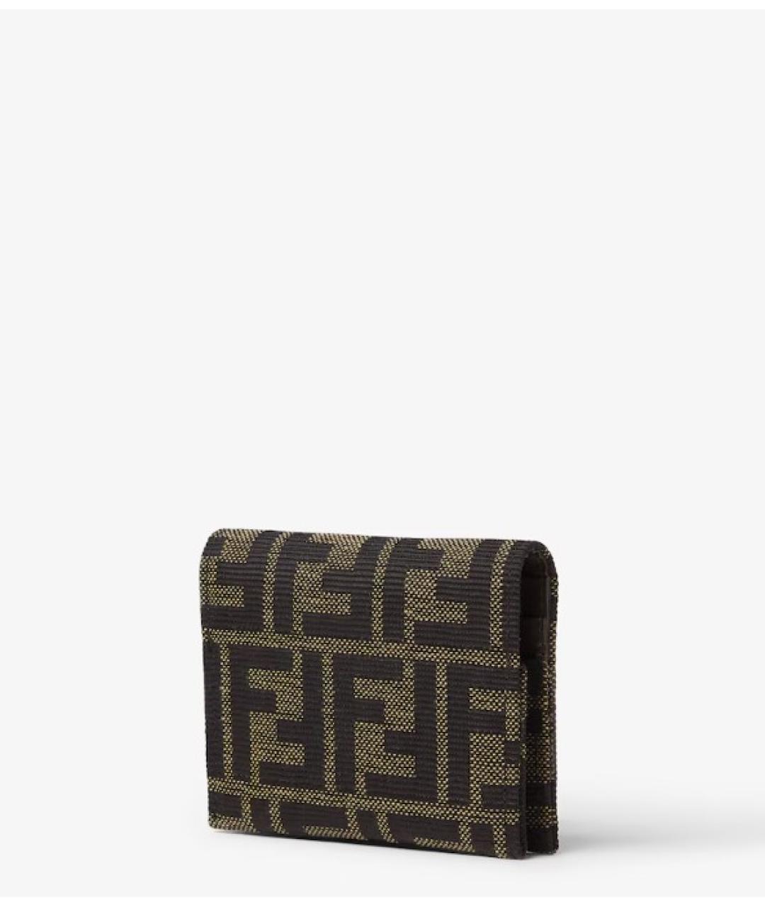 FENDI Коричневый кошелек, фото 2