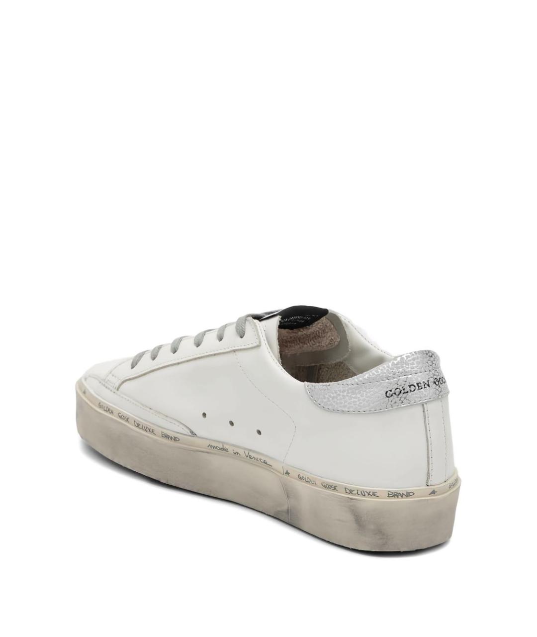 GOLDEN GOOSE Белые кожаные кеды, фото 2