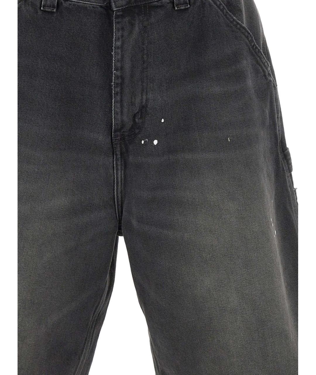 CARHARTT WIP Черные хлопковые шорты, фото 3