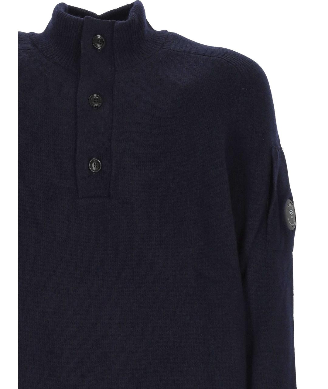 CP COMPANY Темно-синий шерстяной джемпер / свитер, фото 2