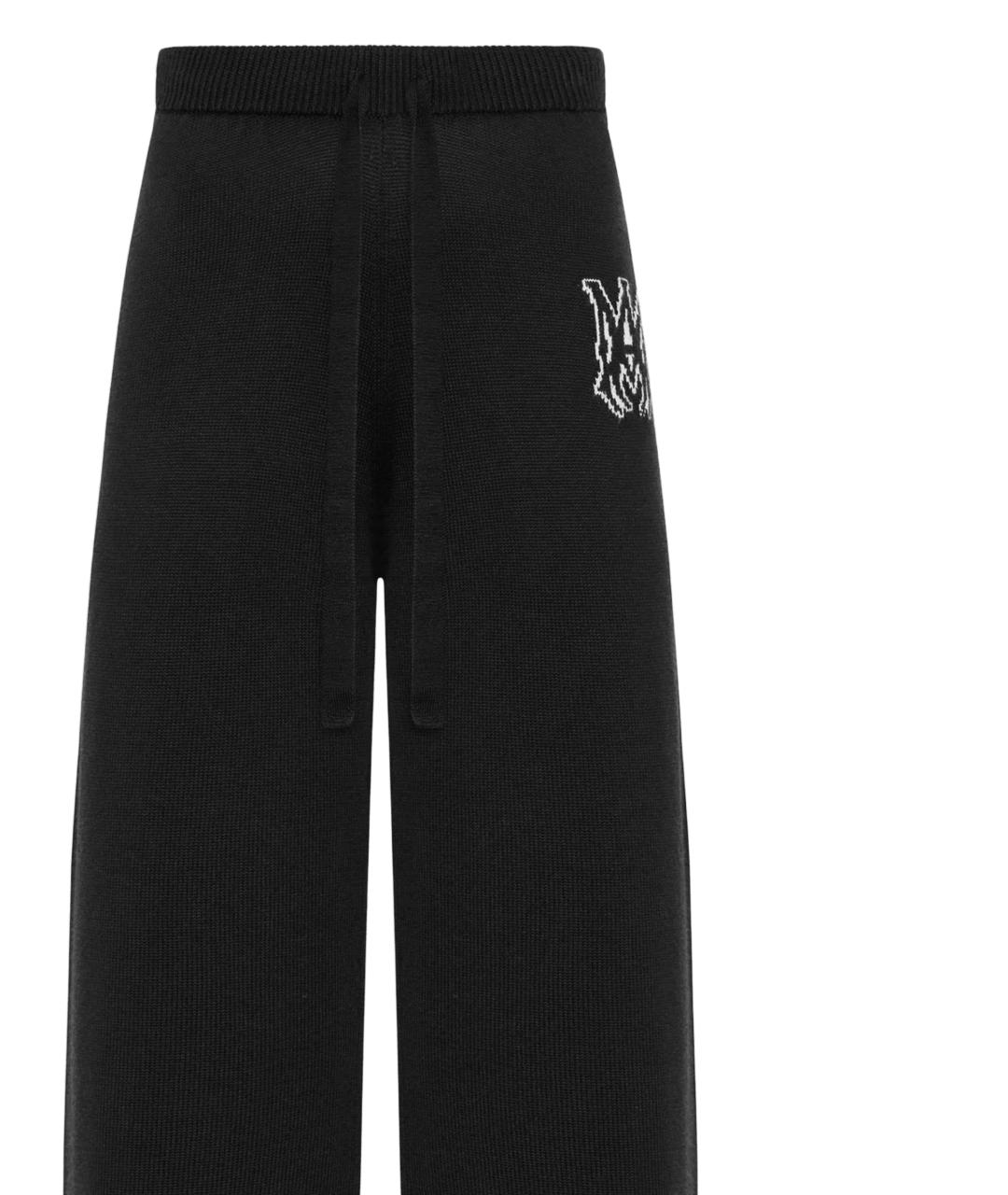 AMIRI Черные шерстяные спортивные брюки и шорты, фото 2