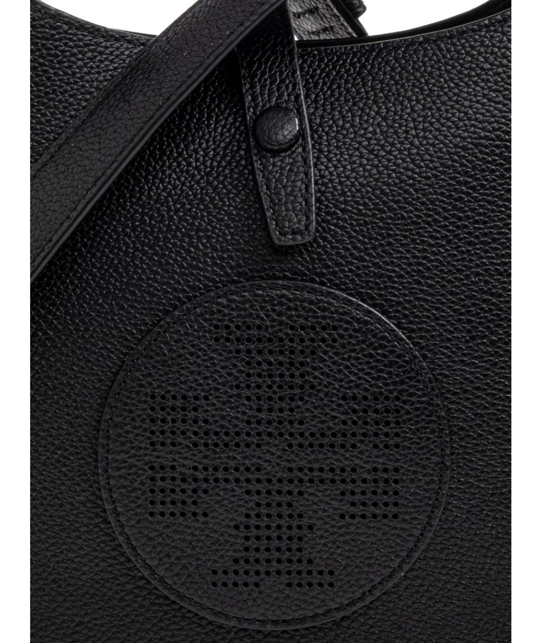 TORY BURCH Черная кожаная сумка через плечо, фото 5