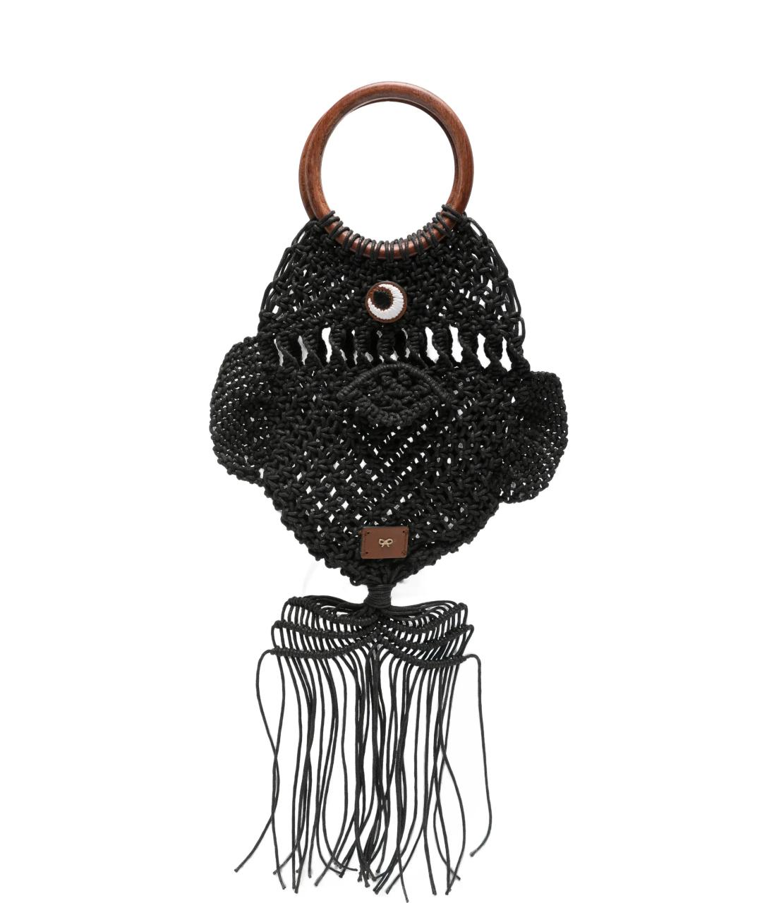 ANYA HINDMARCH Черный брелок, фото 1