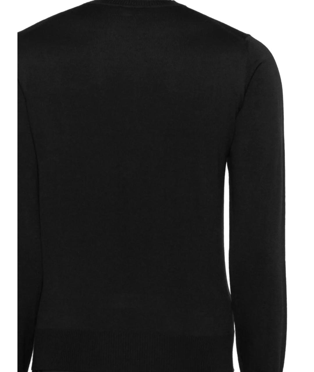 EMPORIO ARMANI Черный шерстяной джемпер / свитер, фото 3