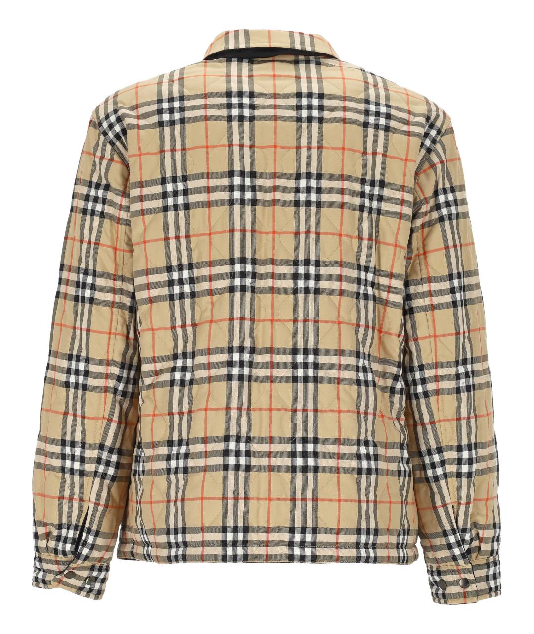 BURBERRY Черная полиамидовая куртка, фото 6