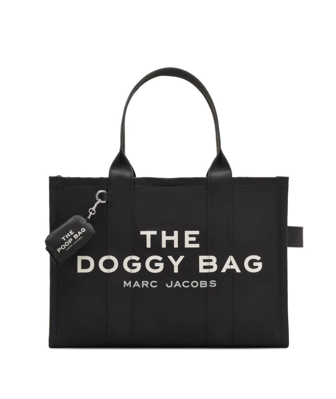 MARC JACOBS Черная хлопковая сумка тоут, фото 1