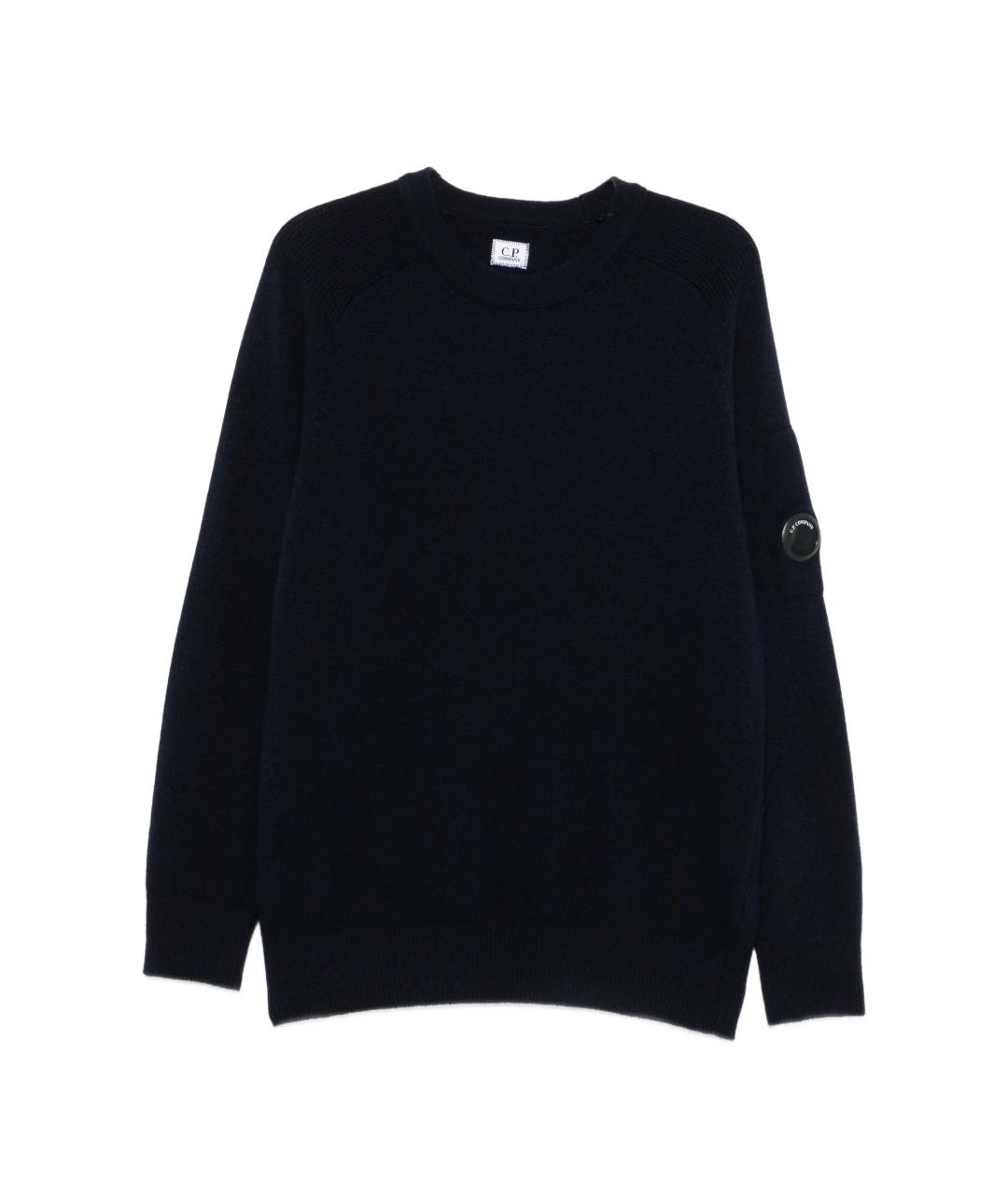 CP COMPANY Темно-синий шерстяной джемпер / свитер, фото 1