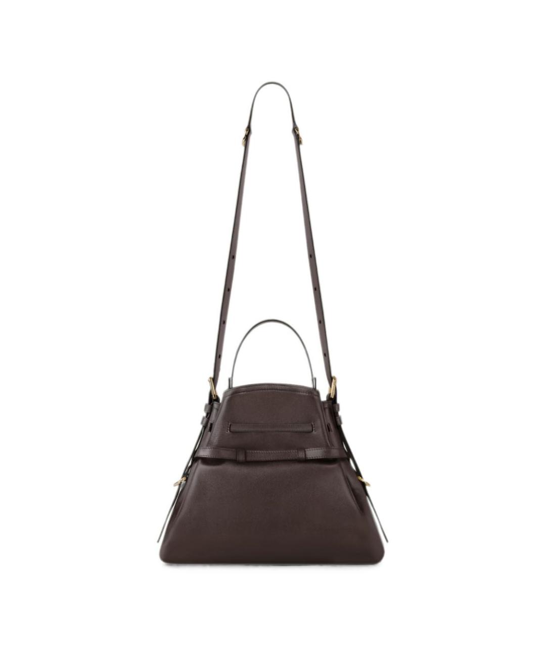 GIVENCHY Коричневая кожаная сумка тоут, фото 3