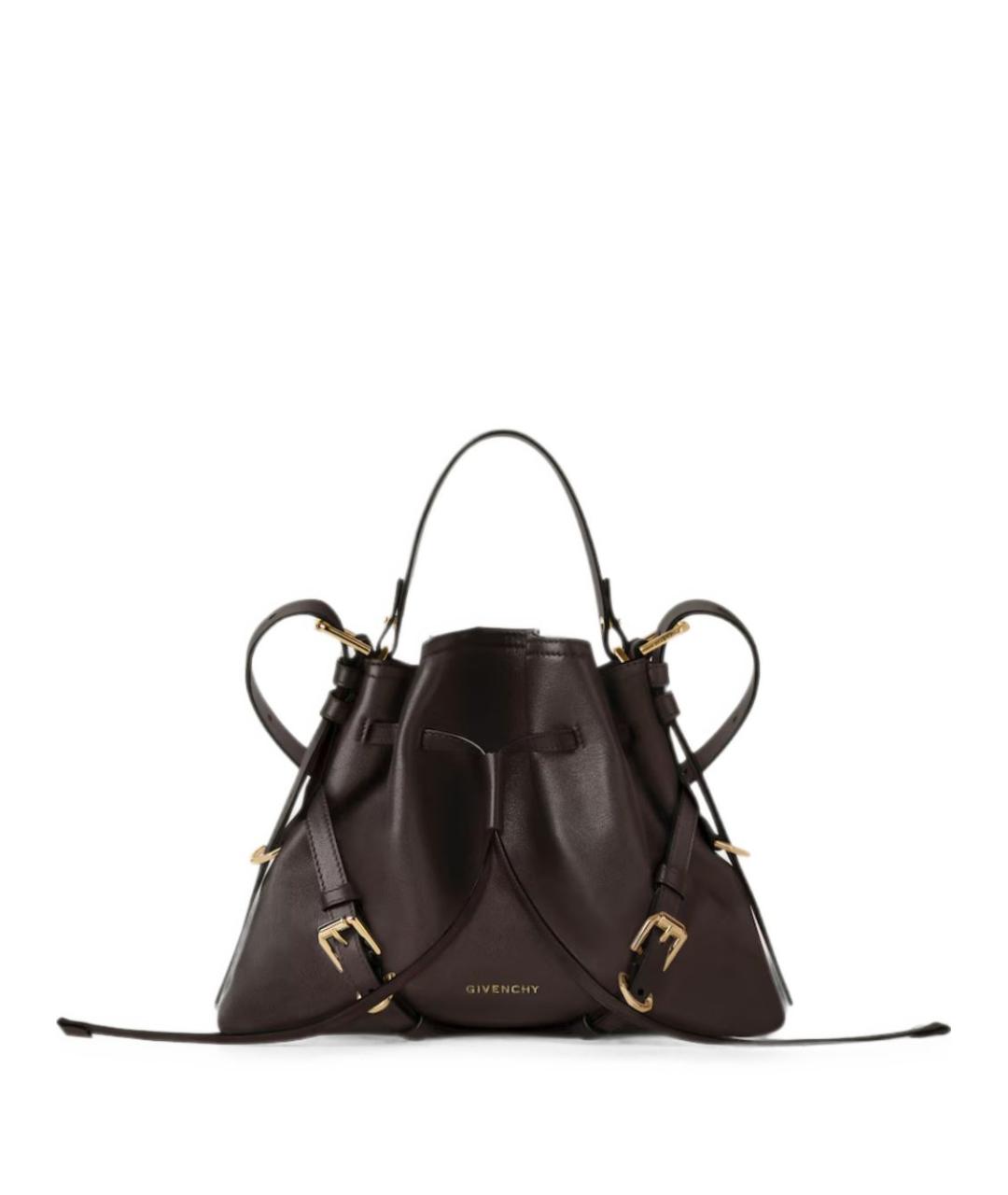 GIVENCHY Коричневая кожаная сумка тоут, фото 1