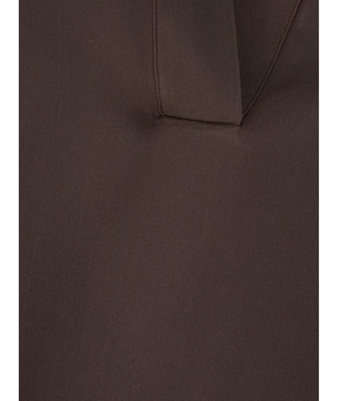 TOM FORD Коричневая шелковая блузы, фото 2