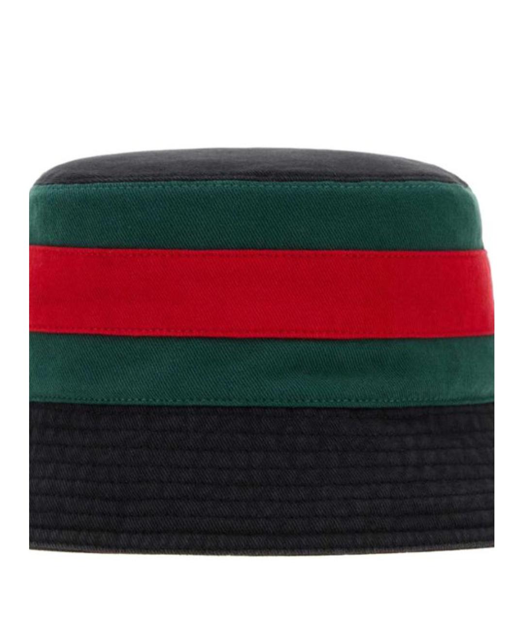 GUCCI Зеленая хлопковая панама, фото 2
