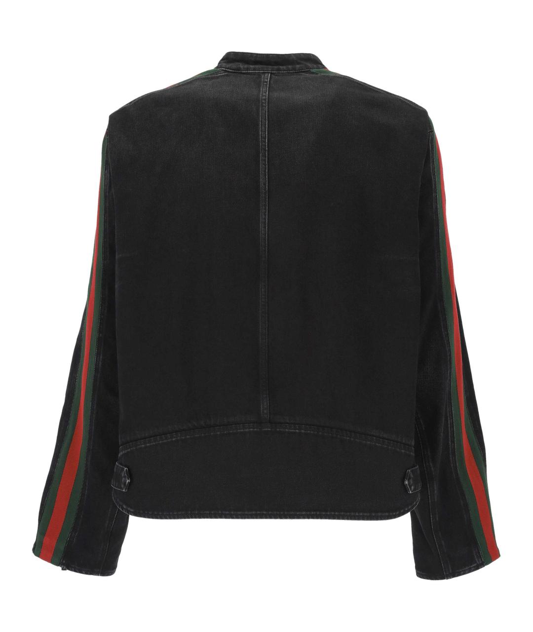 GUCCI Черная хлопковая куртка, фото 3