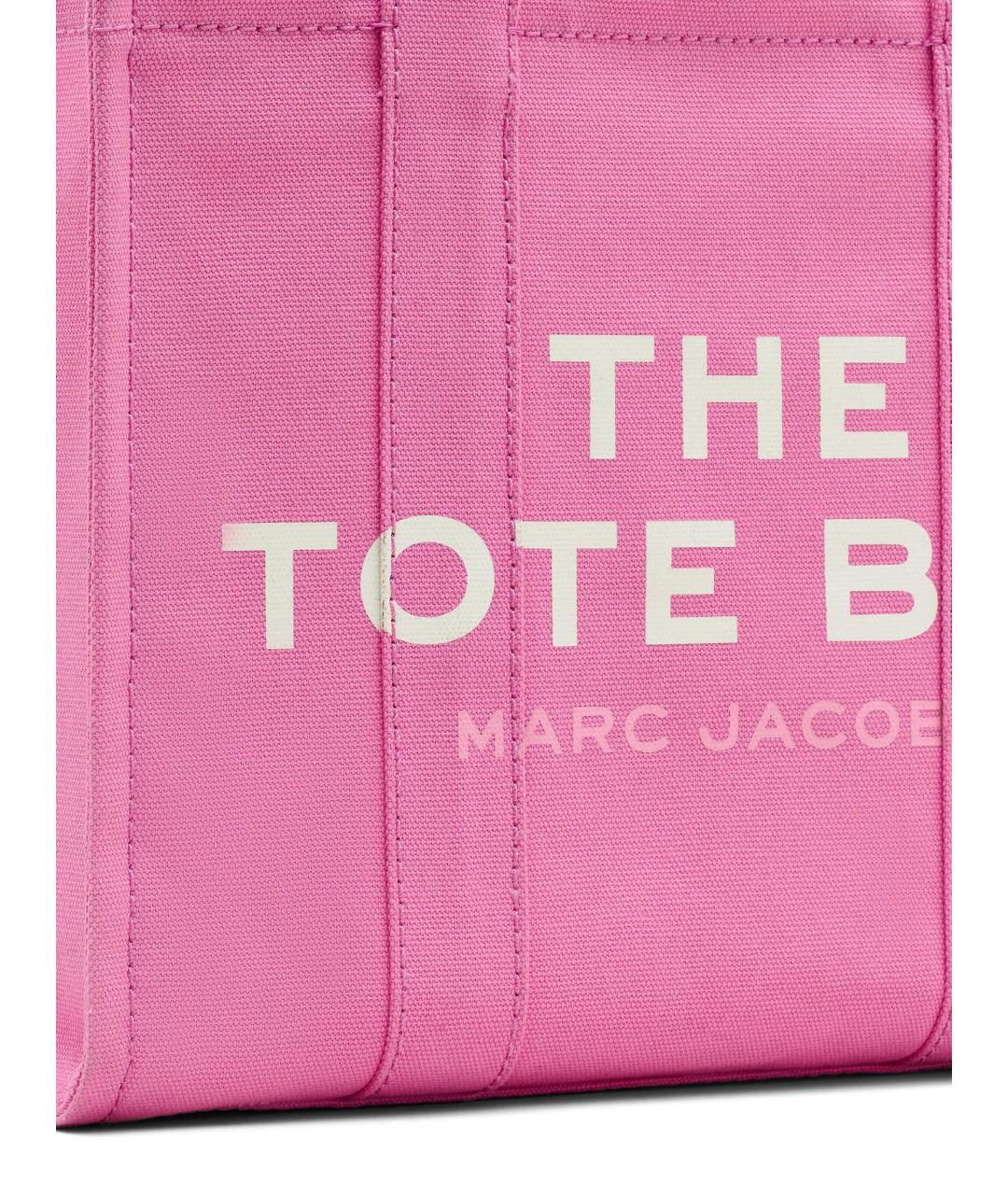MARC JACOBS Розовая хлопковая сумка тоут, фото 5
