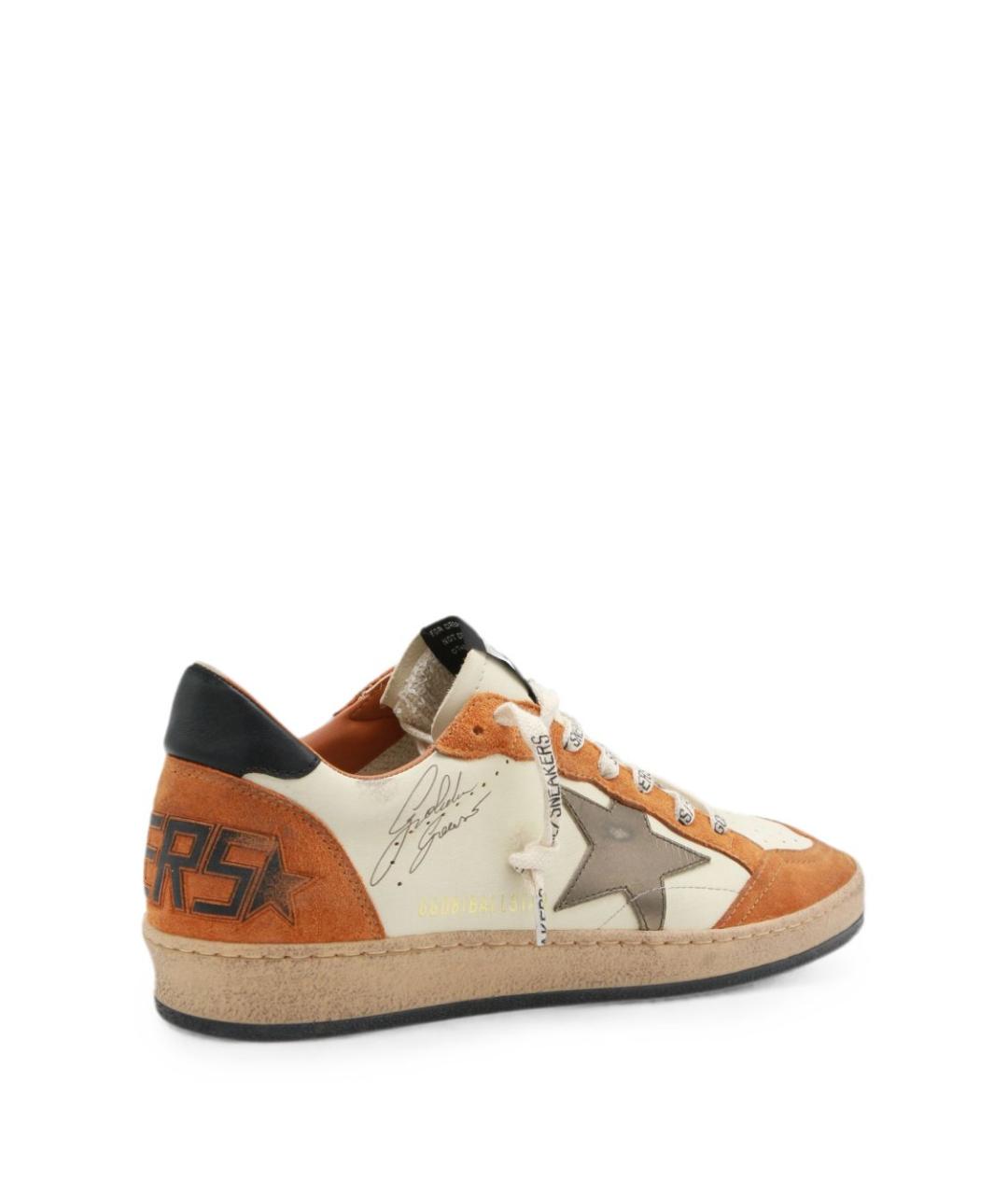 GOLDEN GOOSE Мульти кожаные низкие кроссовки / кеды, фото 2
