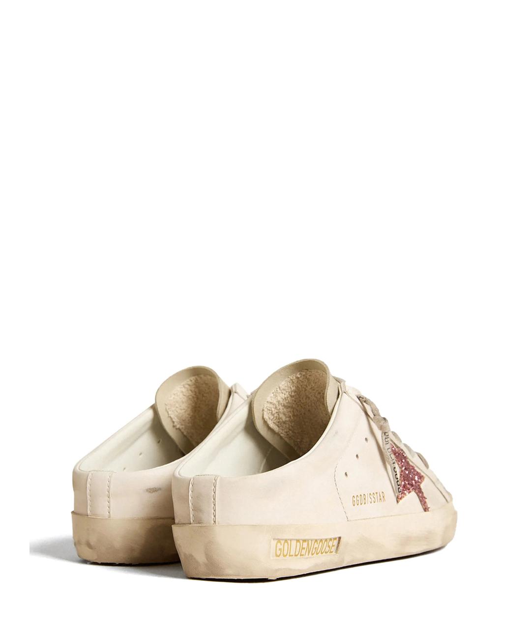 GOLDEN GOOSE Белые кожаные кеды, фото 4